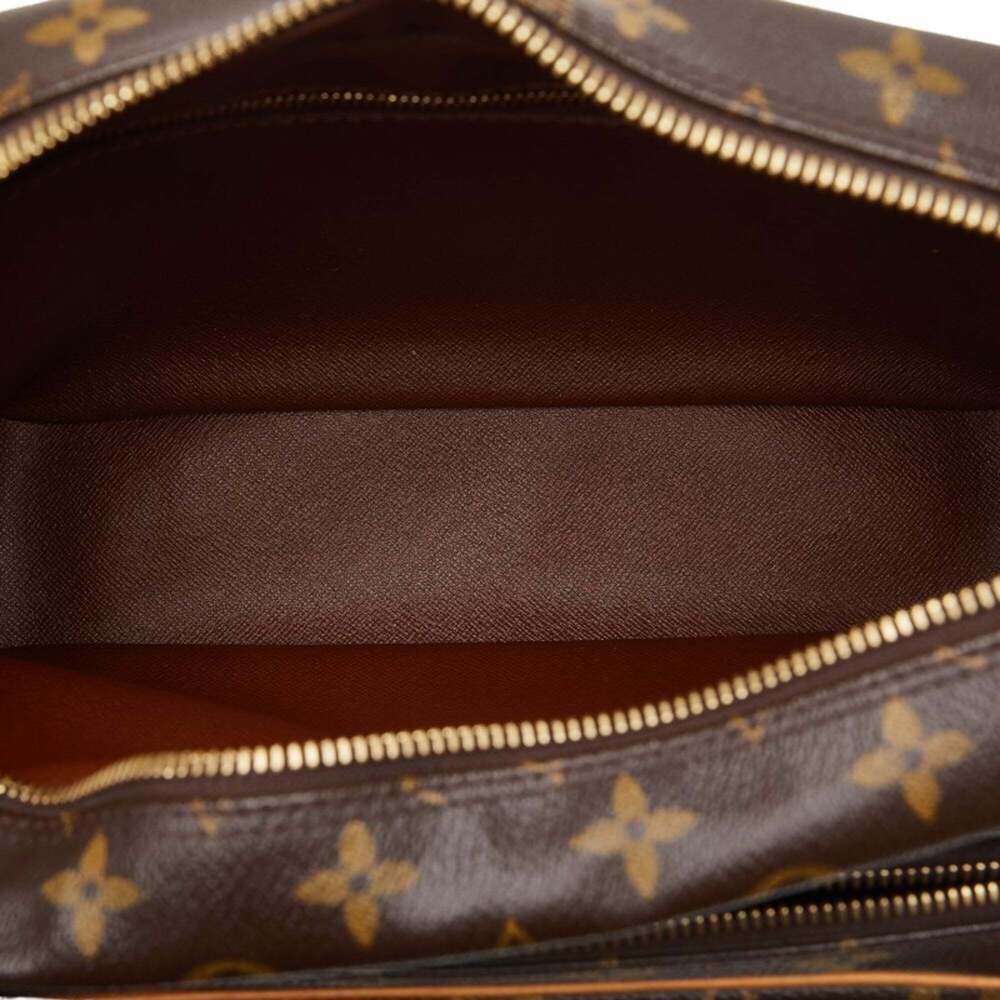 LOUIS VUITTON Authentic Brown Monogram Leather Shoulder Bag - Picture 8 of 11